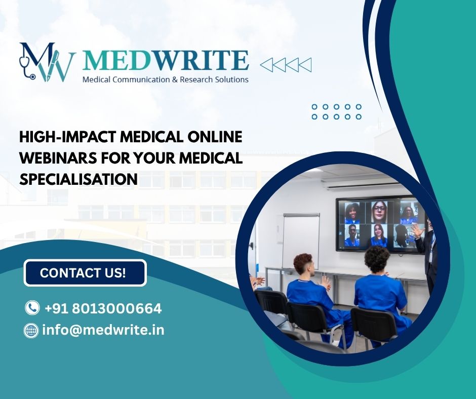 High-Impact Medical online Webinars for your medical specialisation